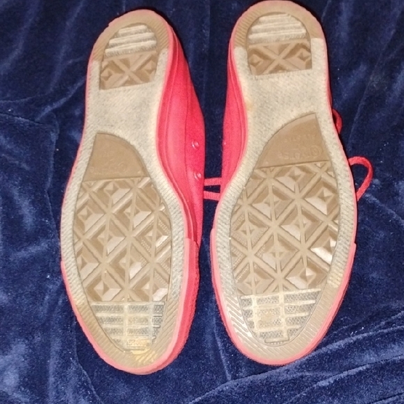 Converse Fiery Red Canvas Shoes - Picture 7 of 8